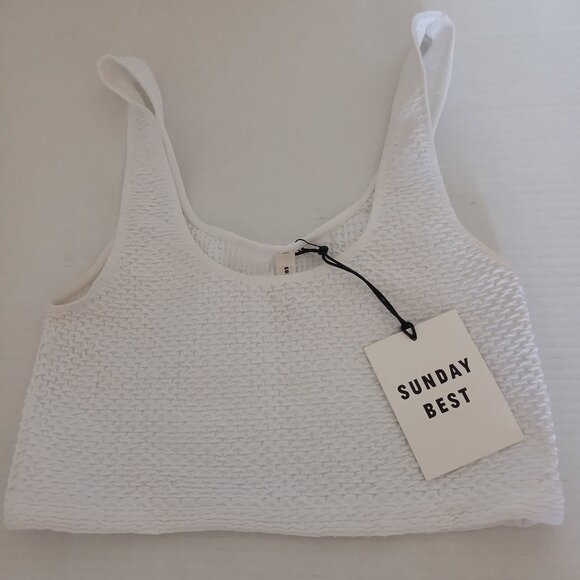 Ribbed Sunday Best Cropped Tank Aritzia - Picture 2 of 8